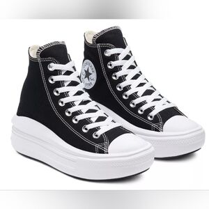 Converse Chuck Taylor All Star Move High-Top Platform Sneakers Size 8 New